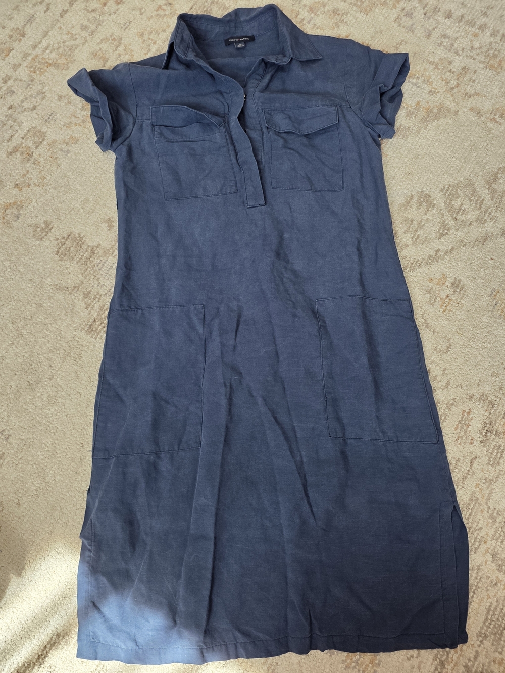 Tommy Hilfiger Navy Polo Shirt Dress